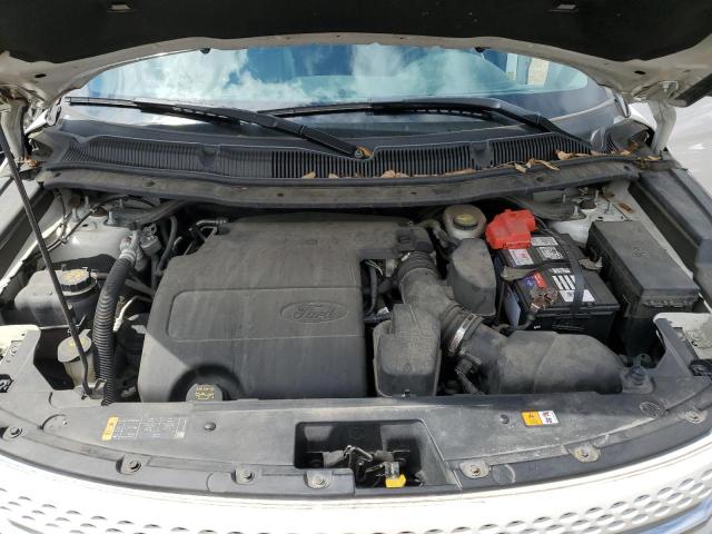 1FM5K7F89DGA97133 - 2013 FORD EXPLORER LIMITED WHITE photo 12