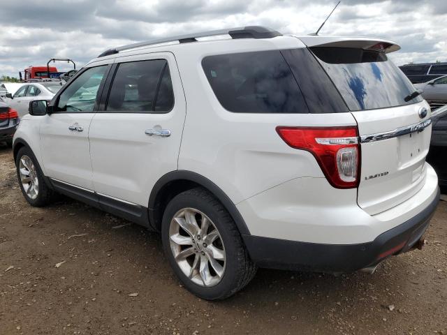 1FM5K7F89DGA97133 - 2013 FORD EXPLORER LIMITED WHITE photo 2
