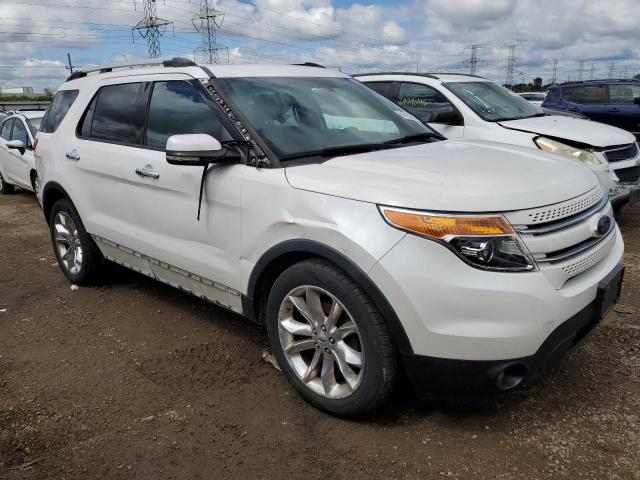 1FM5K7F89DGA97133 - 2013 FORD EXPLORER LIMITED WHITE photo 4