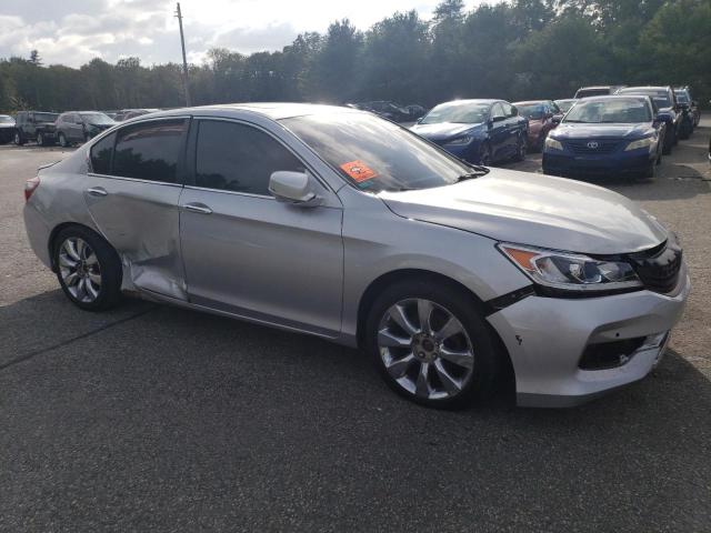 1HGCR2F86EA003256 - 2014 HONDA ACCORD EXL SILVER photo 4