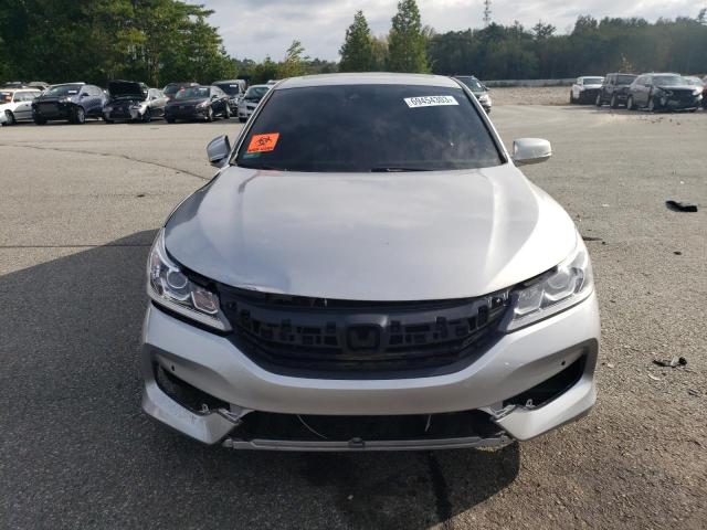 1HGCR2F86EA003256 - 2014 HONDA ACCORD EXL SILVER photo 5