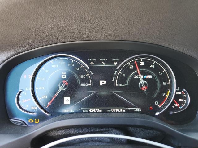 5YMTS0C03LLT10107 - 2020 BMW X3 M COMPETITION WHITE photo 9