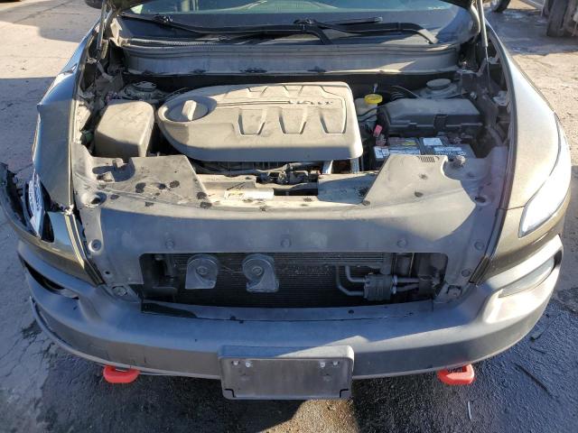 1C4PJMBS7FW769635 - 2015 JEEP CHEROKEE TRAILHAWK GREEN photo 12