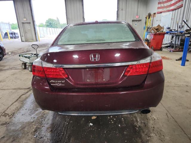 1HGCR2F88DA070150 - 2013 HONDA ACCORD EXL BURGUNDY photo 6