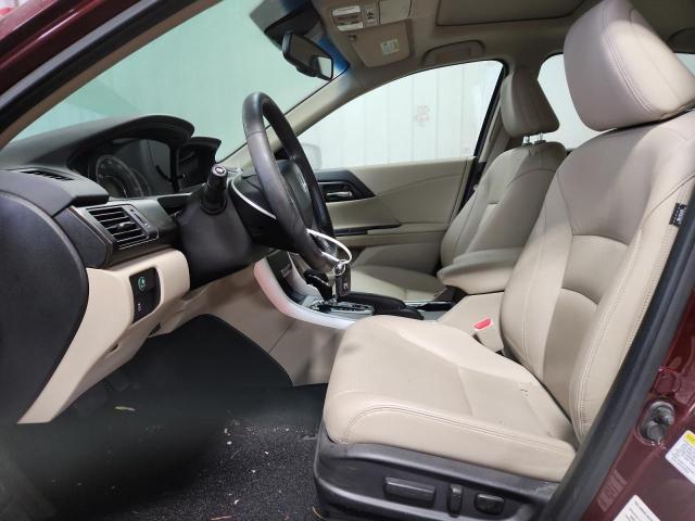 1HGCR2F88DA070150 - 2013 HONDA ACCORD EXL BURGUNDY photo 7