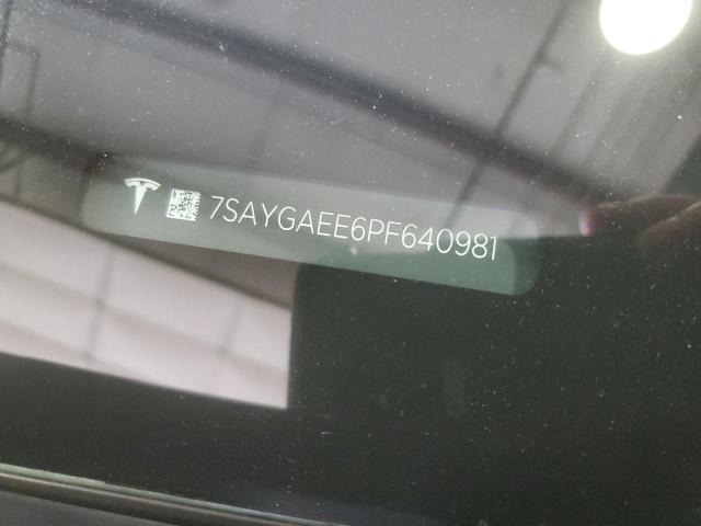 7SAYGAEE6PF640981 - 2023 TESLA MODEL Y 黑色 照片 13