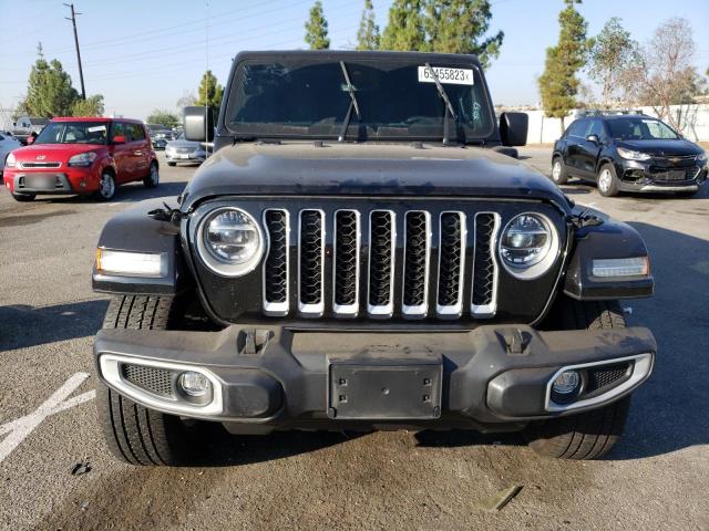 1C4JJXP63MW748037 - 2021 JEEP WRANGLER U SAHARA 4XE BLACK photo 5