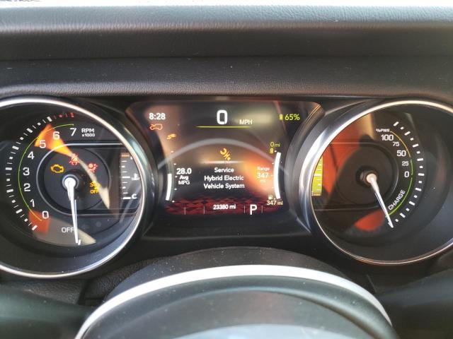 1C4JJXP63MW748037 - 2021 JEEP WRANGLER U SAHARA 4XE BLACK photo 9