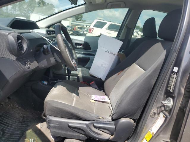 JTDKDTB32C1527297 - 2012 TOYOTA PRIUS C GRAY photo 7