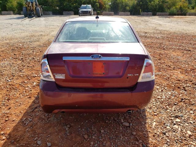 3FAHP08127R120894 - 2007 FORD FUSION SEL BURGUNDY photo 6