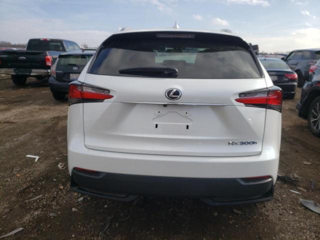 JTJBJRBZ9F2014026 - 2015 LEXUS NX 300H WHITE photo 6