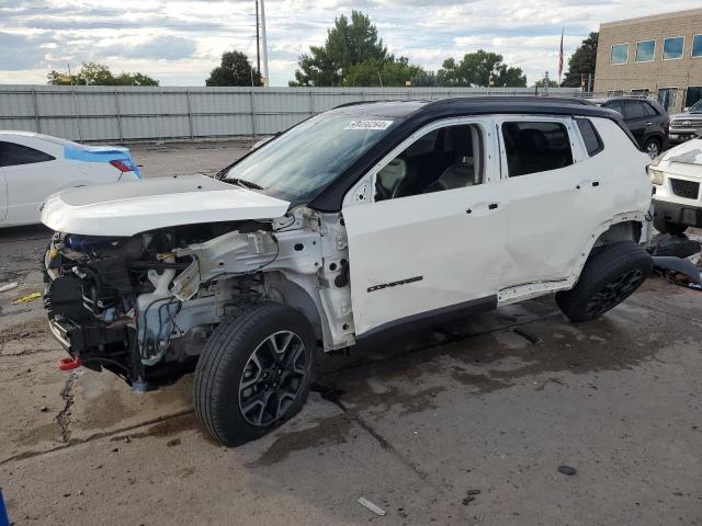 3C4NJDDB9KT629218 - 2019 JEEP COMPASS TRAILHAWK WHITE photo 1