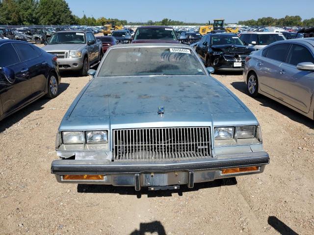 1G4GJ11A4HP419766 - 1987 BUICK REGAL BLUE photo 5