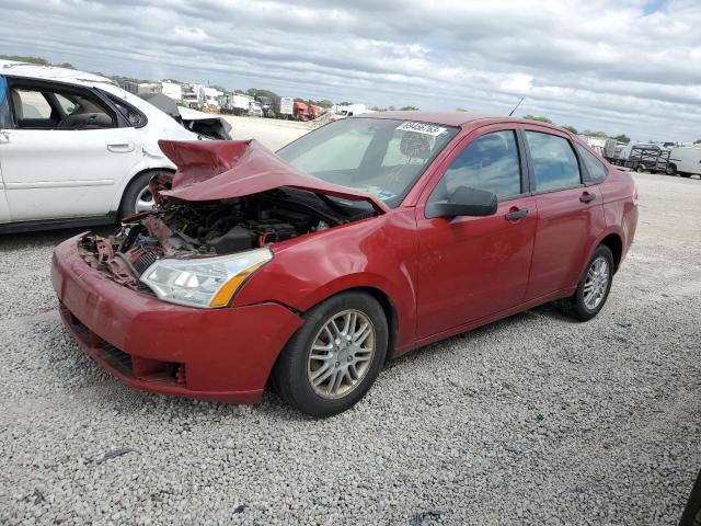 1FAHP3FN9AW160028 - 2010 FORD FOCUS SE RED photo 1