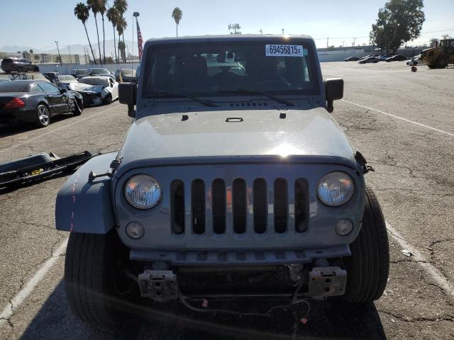 1C4HJWEG9EL224396 - 2014 JEEP WRANGLER U SAHARA GRAY photo 5