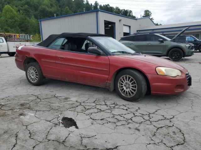 1C3EL55R55N691204 - 2005 CHRYSLER SEBRING TOURING RED photo 4