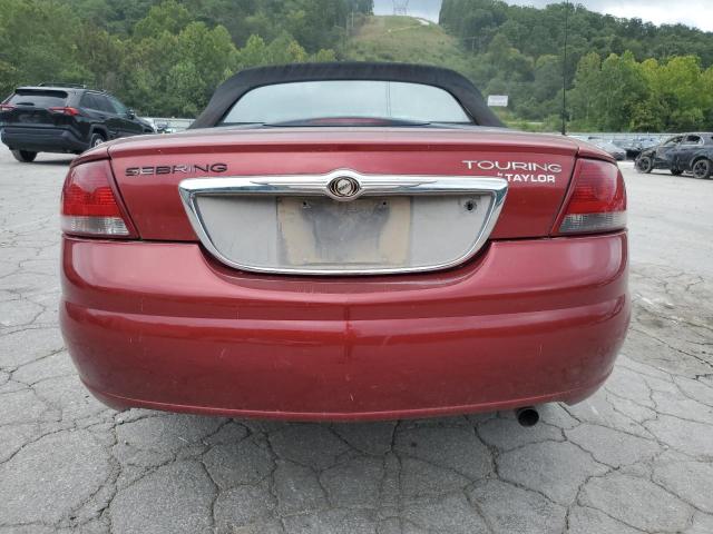 1C3EL55R55N691204 - 2005 CHRYSLER SEBRING TOURING RED photo 6