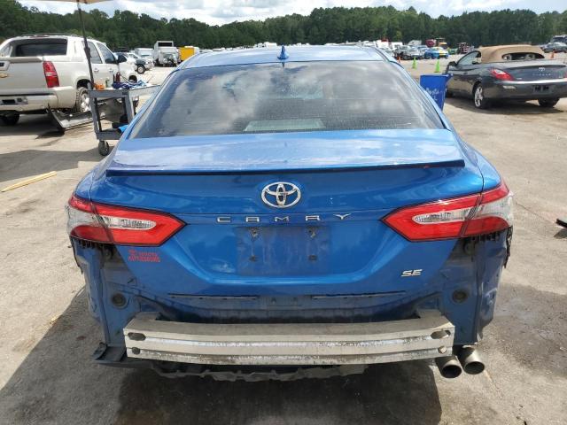 4T1B11HK7KU221233 - 2019 TOYOTA CAMRY L BLUE photo 6