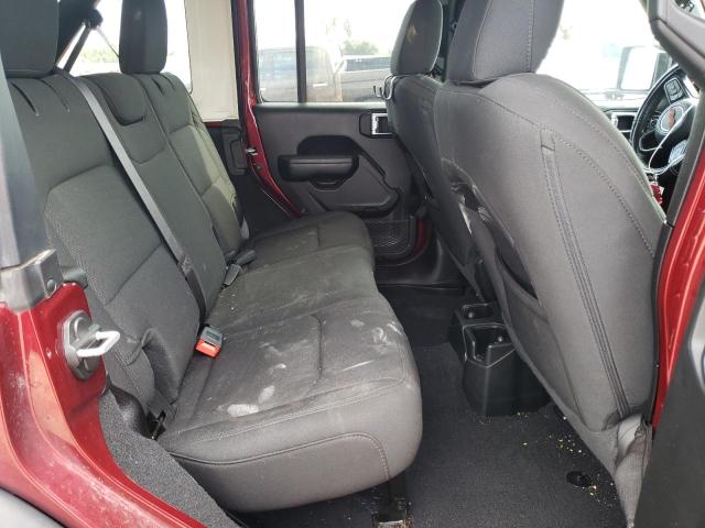 1C4HJXDG2MW770896 - 2021 JEEP WRANGLER U SPORT მუქწითელი ფოტო 11