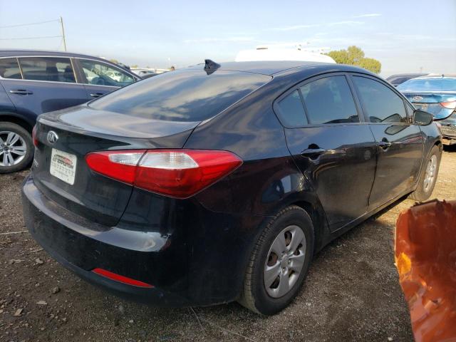 KNAFX4A69F5420350 - 2015 KIA FORTE LX BLACK photo 3