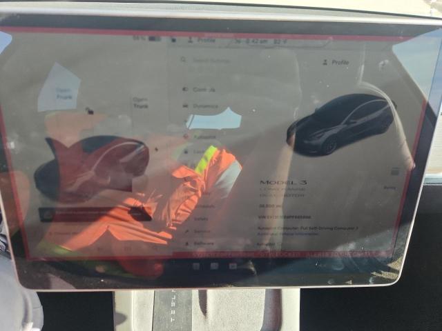 5YJ3E1EB9PF685898 - 2023 TESLA MODEL 3 Szary zdjęcie 9