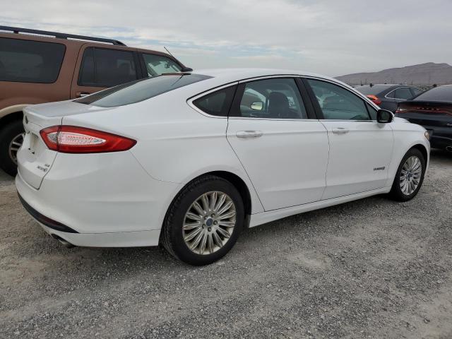 3FA6P0LU0DR193606 - 2013 FORD FUSION SE HYBRID WHITE photo 3