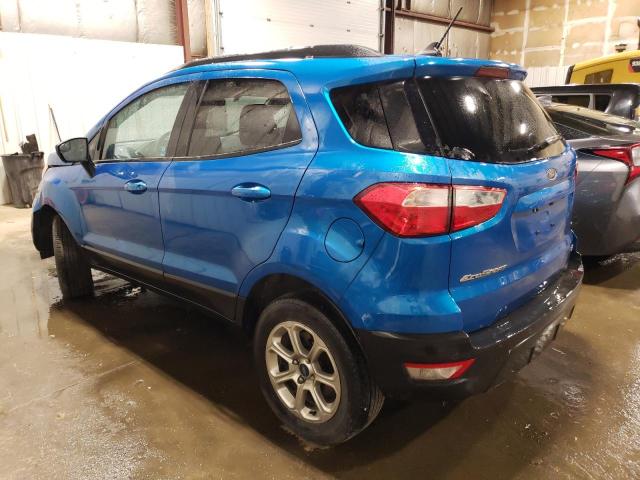 MAJ6S3GL2LC329622 - 2020 FORD ECOSPORT SE BLUE photo 2