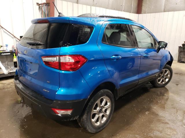 MAJ6S3GL2LC329622 - 2020 FORD ECOSPORT SE BLUE photo 3