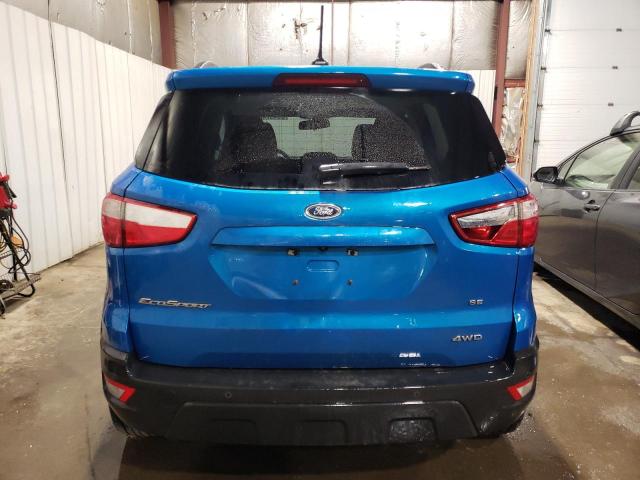 MAJ6S3GL2LC329622 - 2020 FORD ECOSPORT SE BLUE photo 6