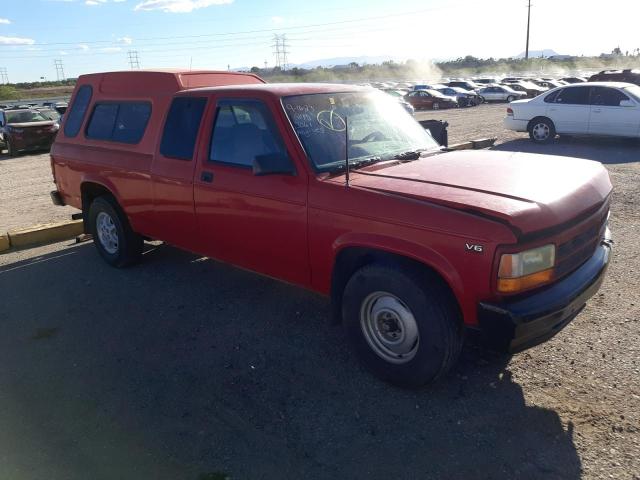 1B7GL23X8RW133061 - 1994 DODGE DAKOTA RED photo 4