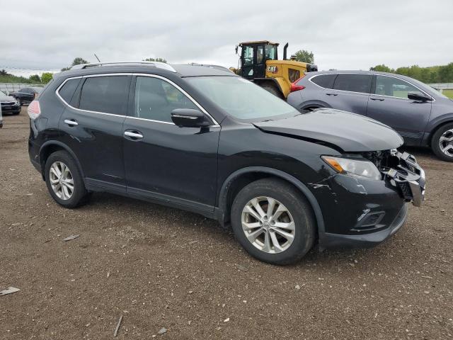 KNMAT2MV9FP586002 - 2015 NISSAN ROGUE S BLACK photo 4