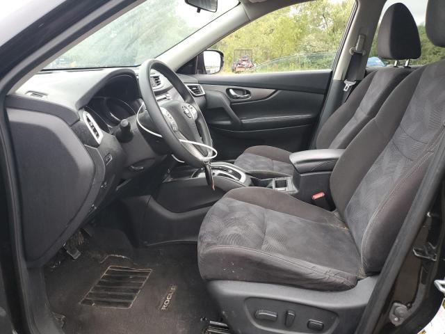 KNMAT2MV9FP586002 - 2015 NISSAN ROGUE S BLACK photo 7