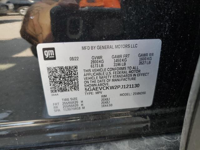 5GAEVCKW2PJ121130 - 2023 BUICK ENCLAVE AVENIR შავი ფოტო 13