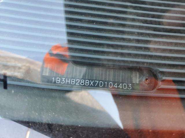 1B3HB28BX7D104403 - 2007 DODGE CALIBER BLACK photo 12