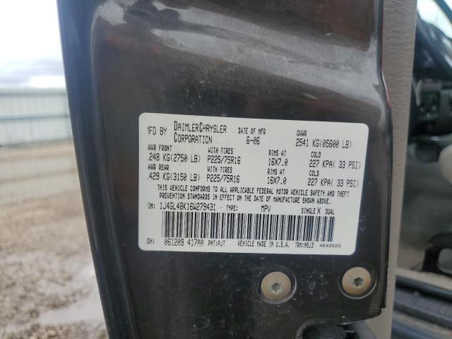 1J4GL48K16W279431 - 2006 JEEP LIBERTY SPORT Boz foto 12