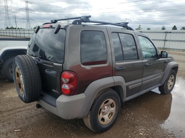 1J4GL48K16W279431 - 2006 JEEP LIBERTY SPORT Boz foto 3