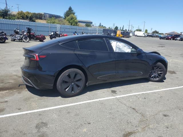 5YJ3E1EA6RF858139 - 2024 TESLA MODEL 3 BLACK photo 3