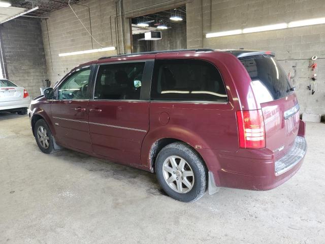 2A8HR54P48R760472 - 2008 CHRYSLER TOWN & COU TOURING Բորդո լուսանկար 2