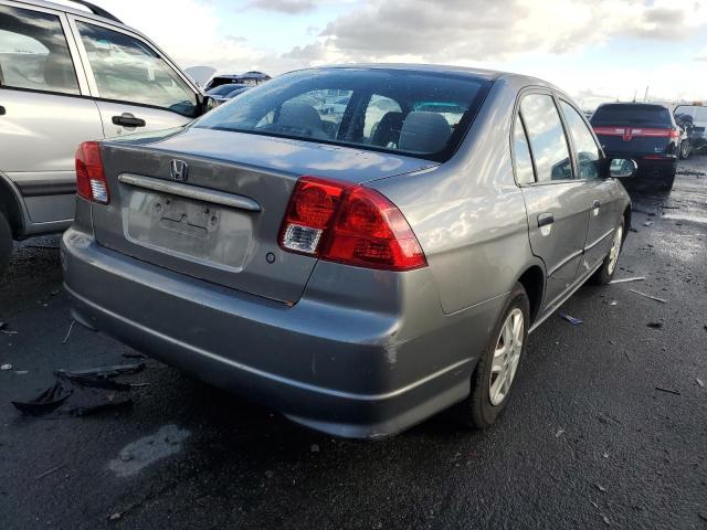 1HGES16305L006637 - 2005 HONDA CIVIC DX VP GRAY photo 3