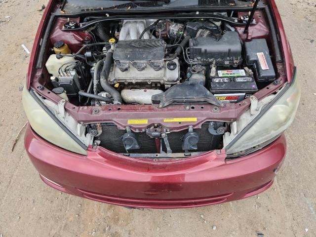 4T1BF30K92U015386 - 2002 TOYOTA CAMRY LE BURGUNDY photo 11
