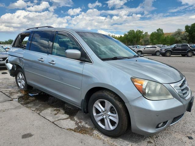 5FNRL38988B012669 - 2008 HONDA ODYSSEY TOURING BLUE photo 4