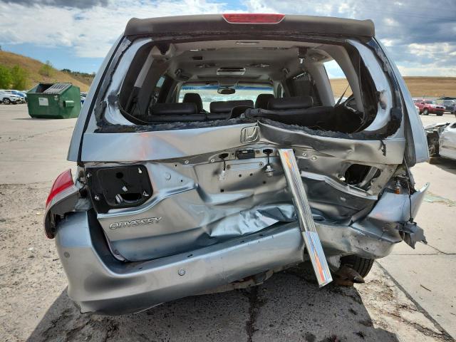 5FNRL38988B012669 - 2008 HONDA ODYSSEY TOURING BLUE photo 6