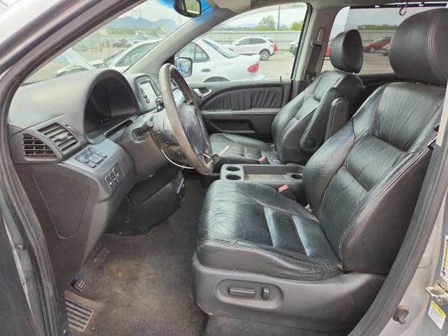 5FNRL38988B012669 - 2008 HONDA ODYSSEY TOURING BLUE photo 7