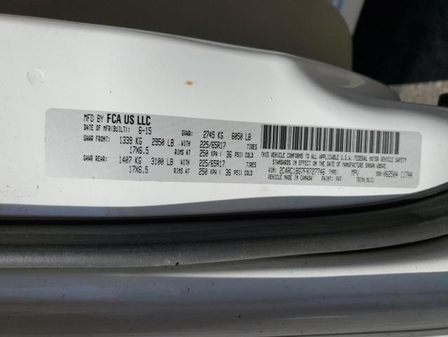 2C4RC1BG7FR727746 - 2015 CHRYSLER TOWN & COU TOURING 白色 照片 13