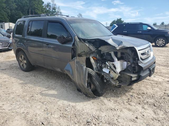 5FNYF3H53AB015890 - 2010 HONDA PILOT EXL ნაცრისფერი ფოტო 4