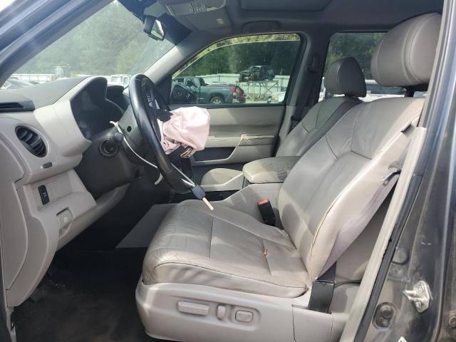 5FNYF3H53AB015890 - 2010 HONDA PILOT EXL ნაცრისფერი ფოტო 7