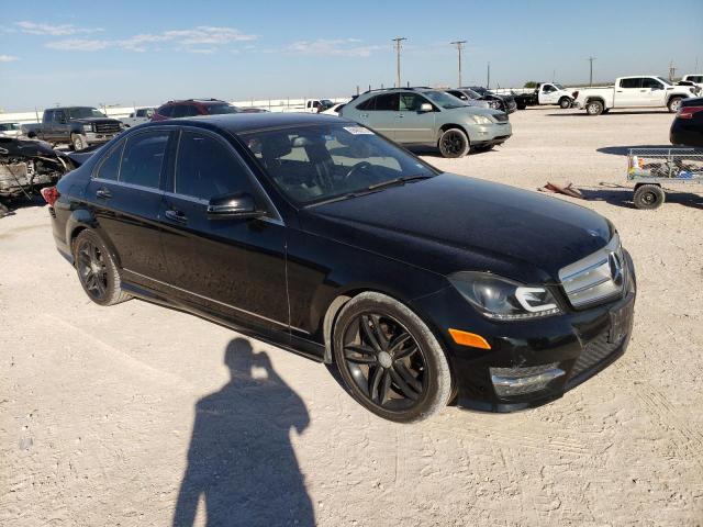 WDDGF4HB7DA865127 - 2013 MERCEDES-BENZ C 250 BLACK photo 4