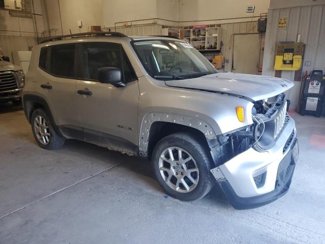ZACNJBAB8KPJ94009 - 2019 JEEP RENEGADE SPORT SILVER photo 4