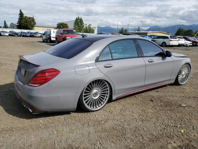 WDDUG8FB7FA083200 - 2015 MERCEDES-BENZ S 550 4MATIC GRAY photo 3