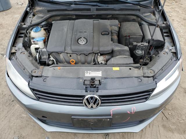 3VWDX7AJ9CM313558 - 2012 VOLKSWAGEN JETTA SE GRAY photo 11